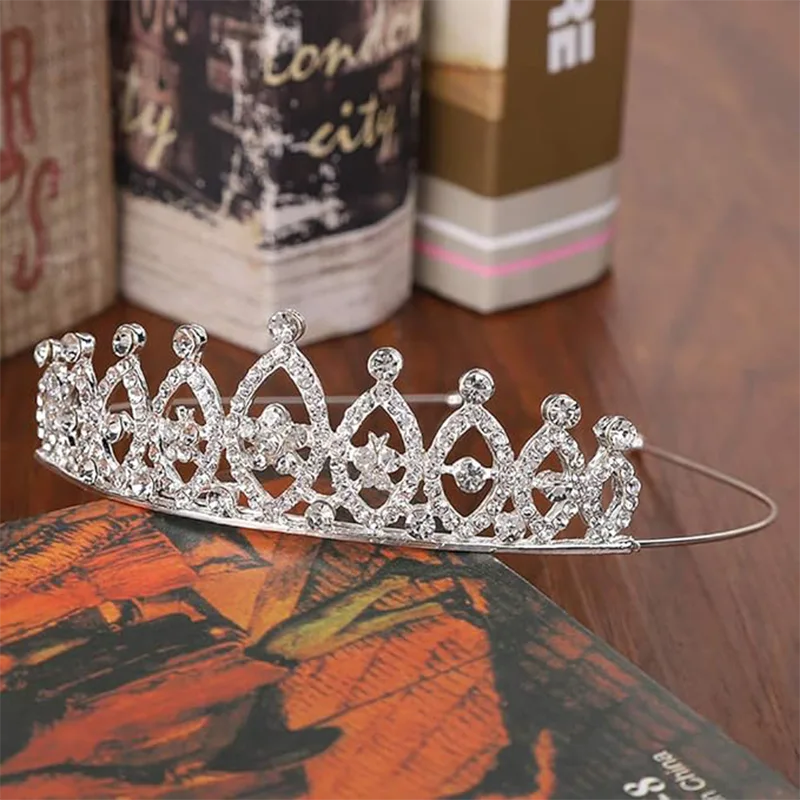Crystal Crown Metal Pannband