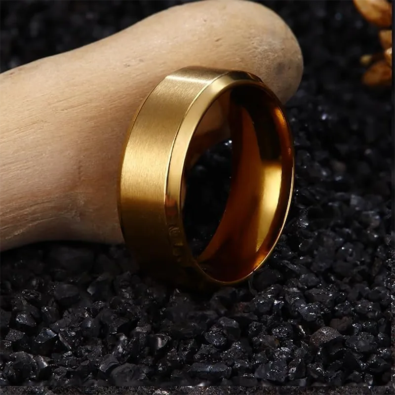 Man Ring i rostfritt stål