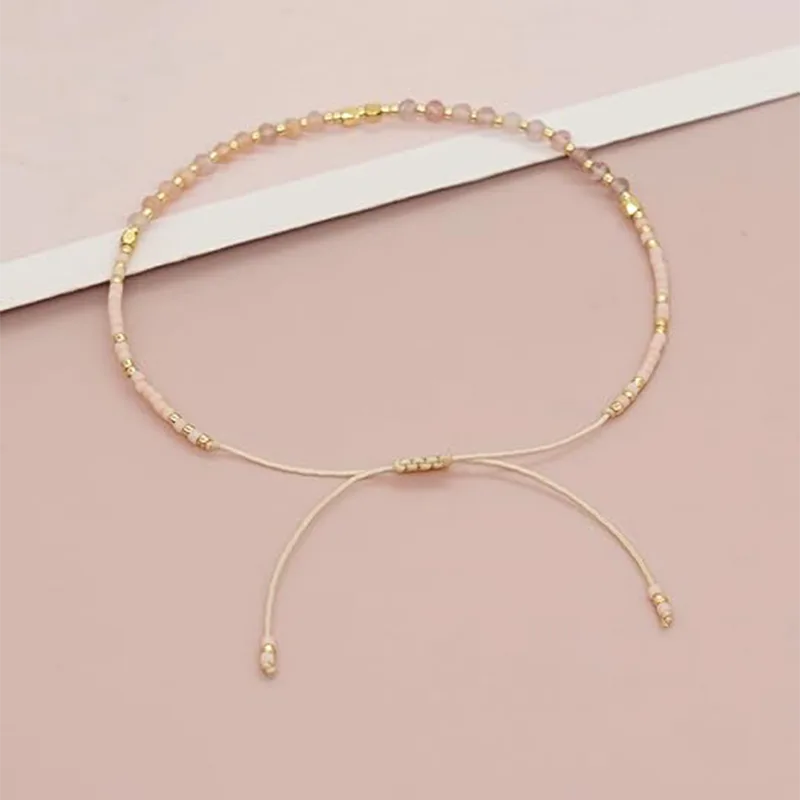 String Kvinnor Små Pärlor Armband